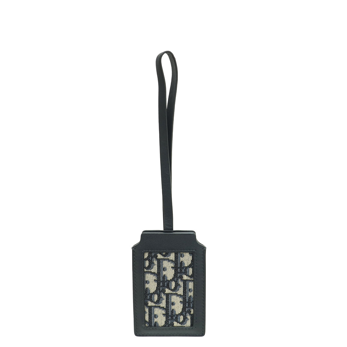 Christian Dior Navy Blue Oblique Luggage Tag