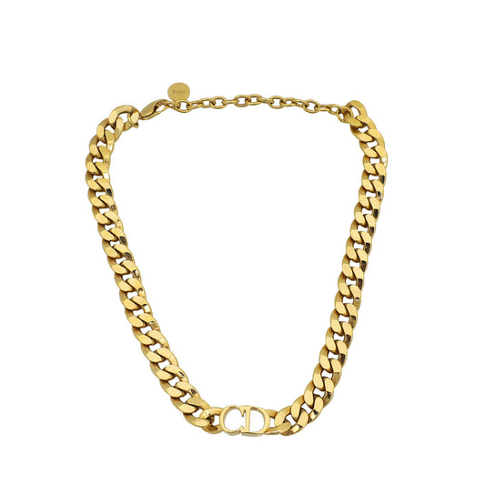Christian Dior Gold Finish 30 Montaigne Choker