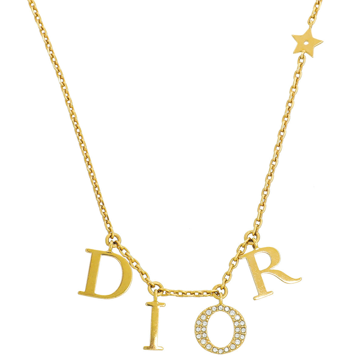 Christian Dior Gold Dio(r)evolution Chain Necklace