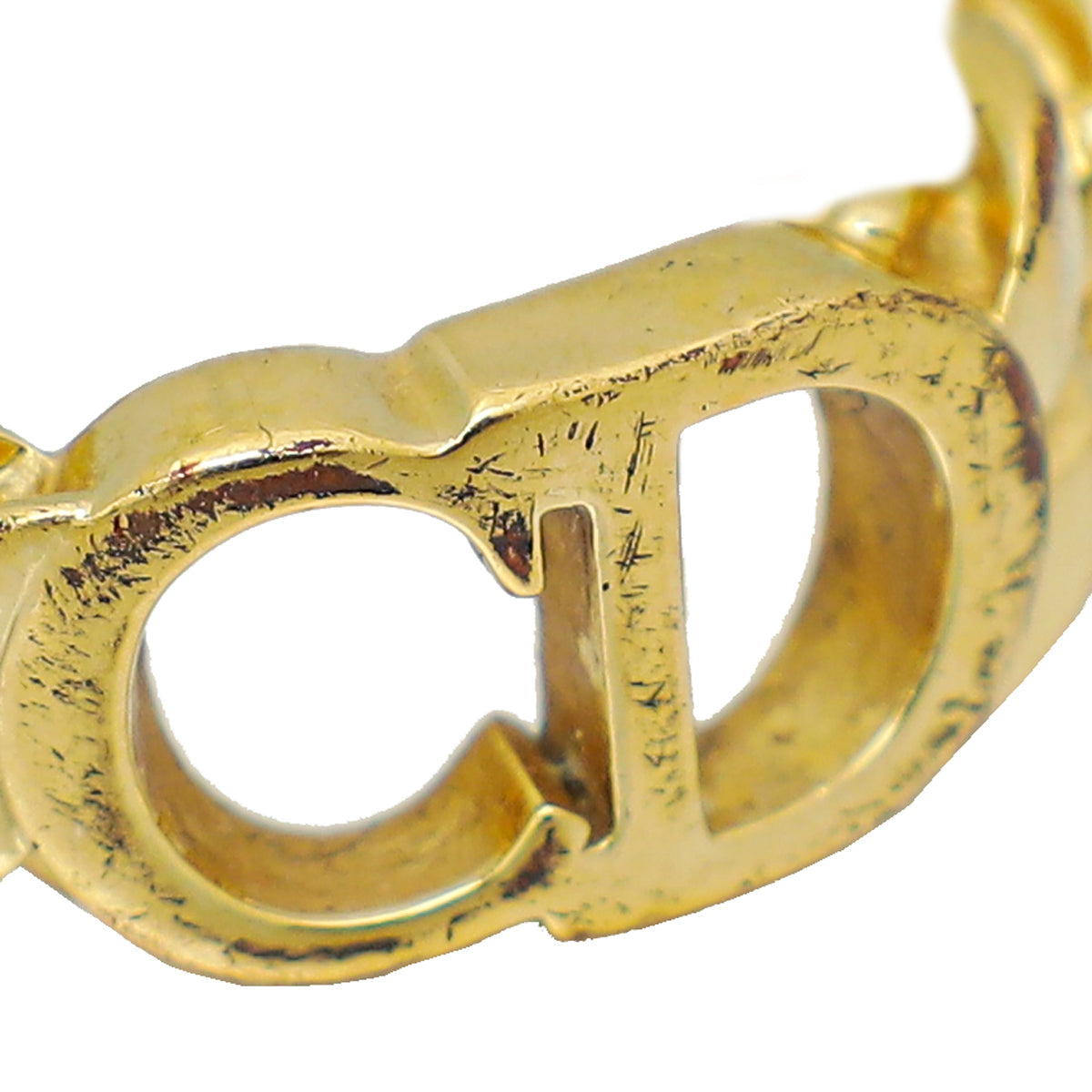 Christian Dior Gold CD Danse  Étoile Small Ring