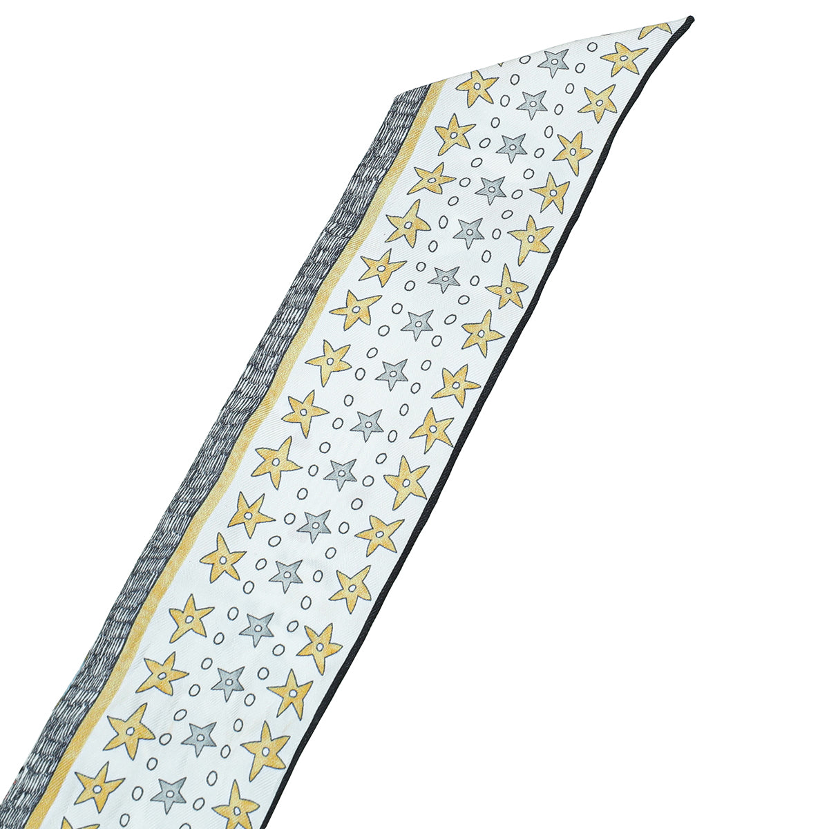 Christian Dior White Multicolor L'Étoile Tarot Mitzah Scarf