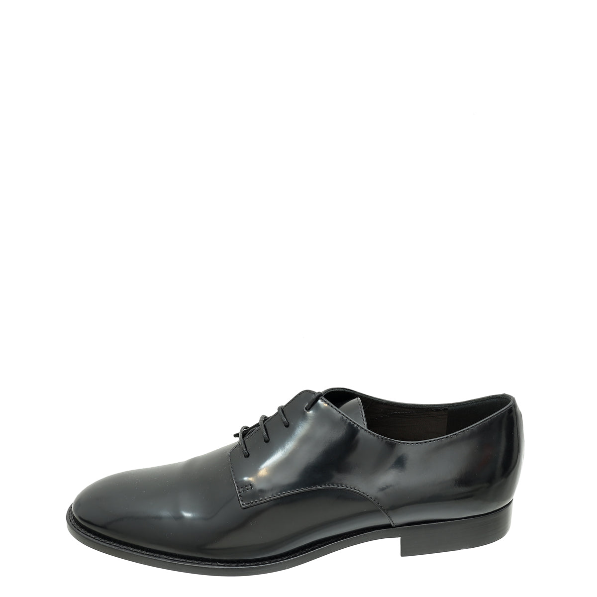 Christian Dior Black Timeless Derby Shoes 38.5