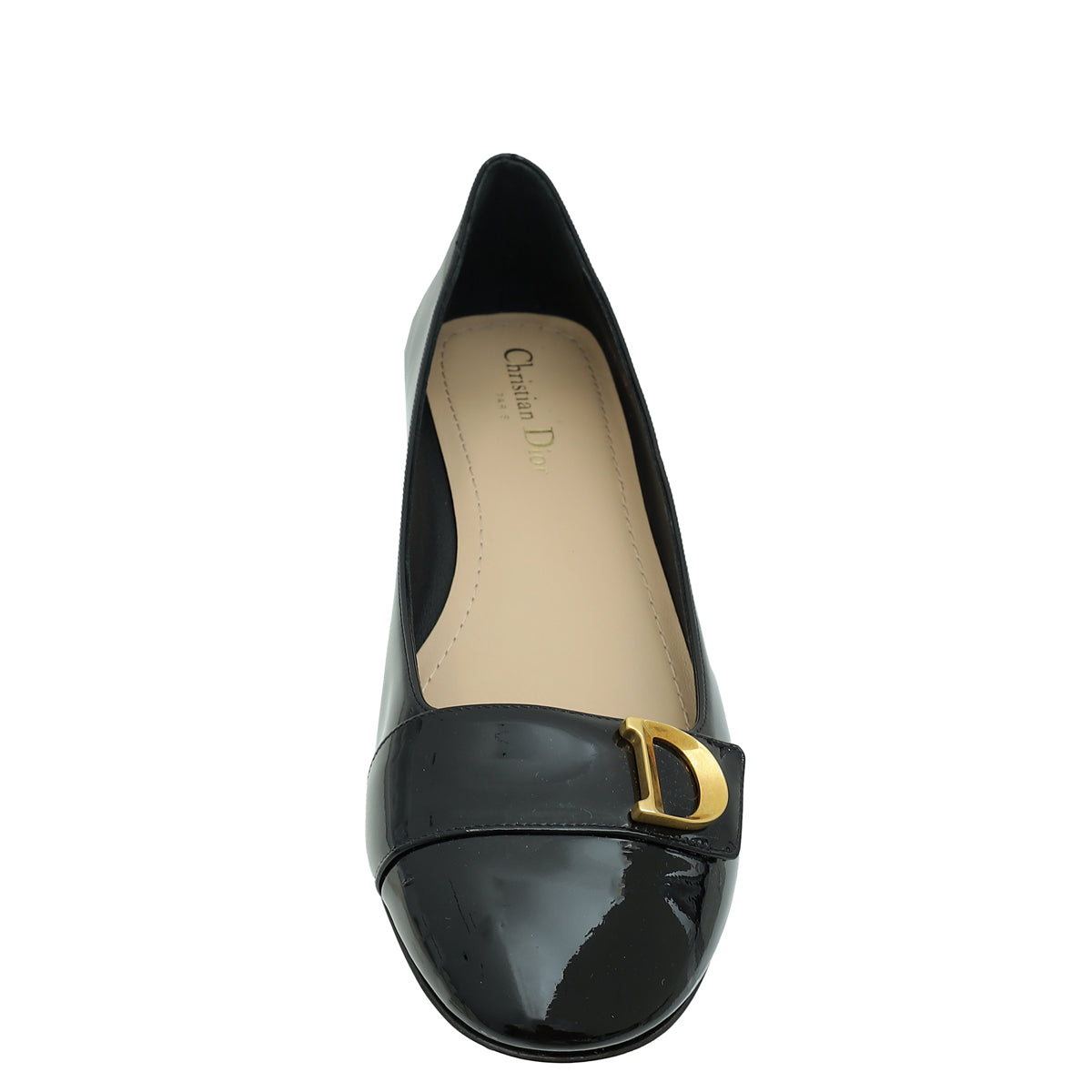 Christian Dior Black C'est Dior Ballet Flats 39.5