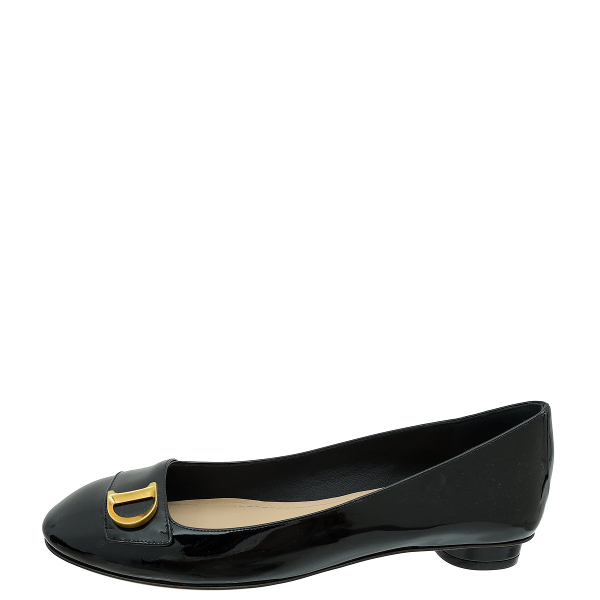Christian Dior Black C'est Dior Ballet Flats 39.5