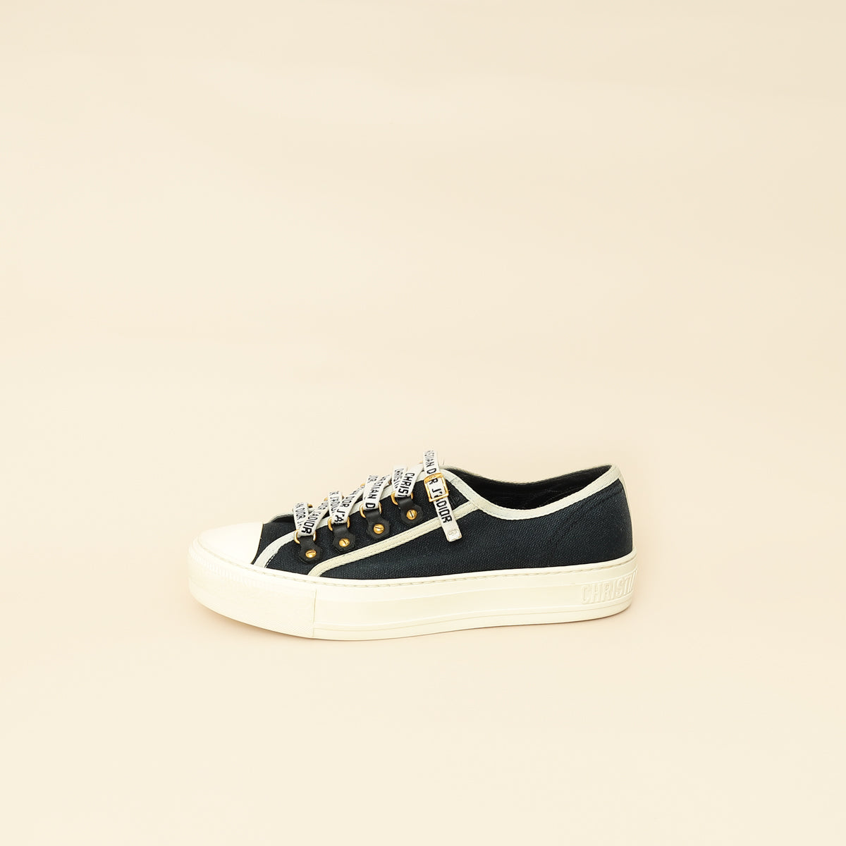 Christian Dior Blue Walk'n'Dior Low Top Sneakers 37.5
