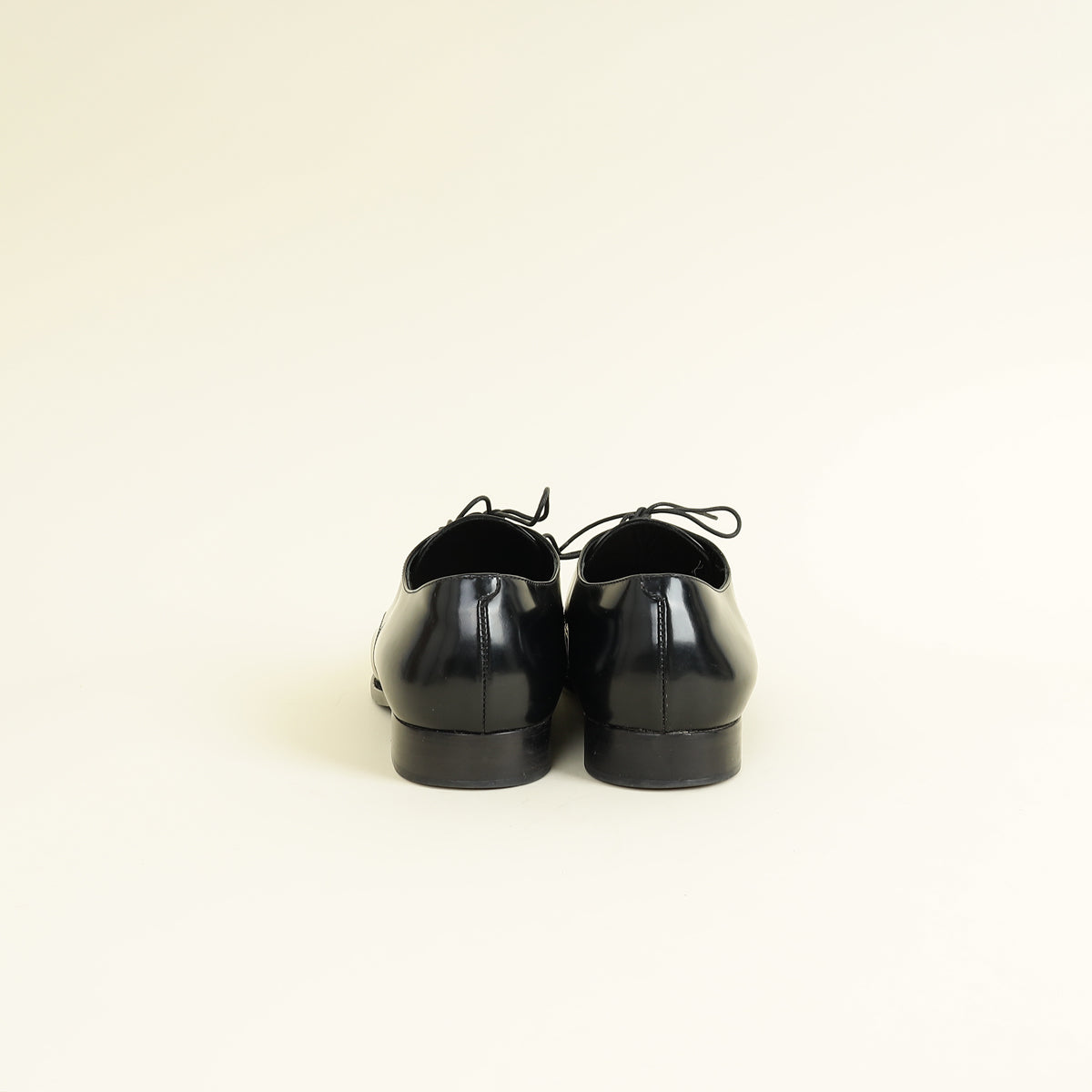 Christian Dior Black Timeless Derby Shoes 37.5