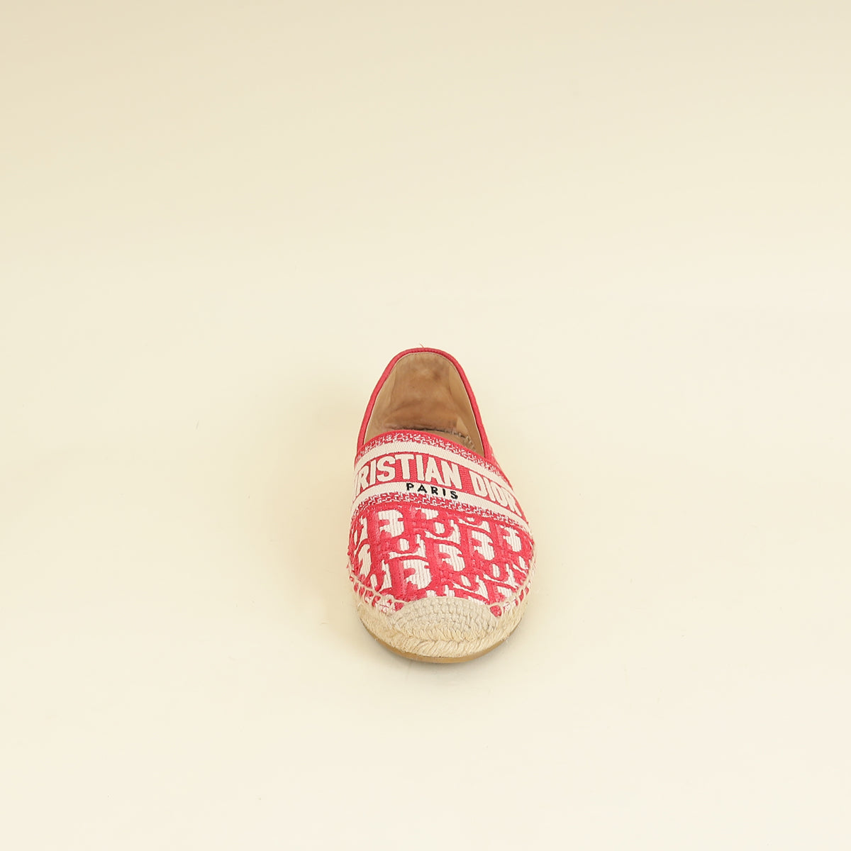 Christian Dior Red Granville Espadrille 38.5