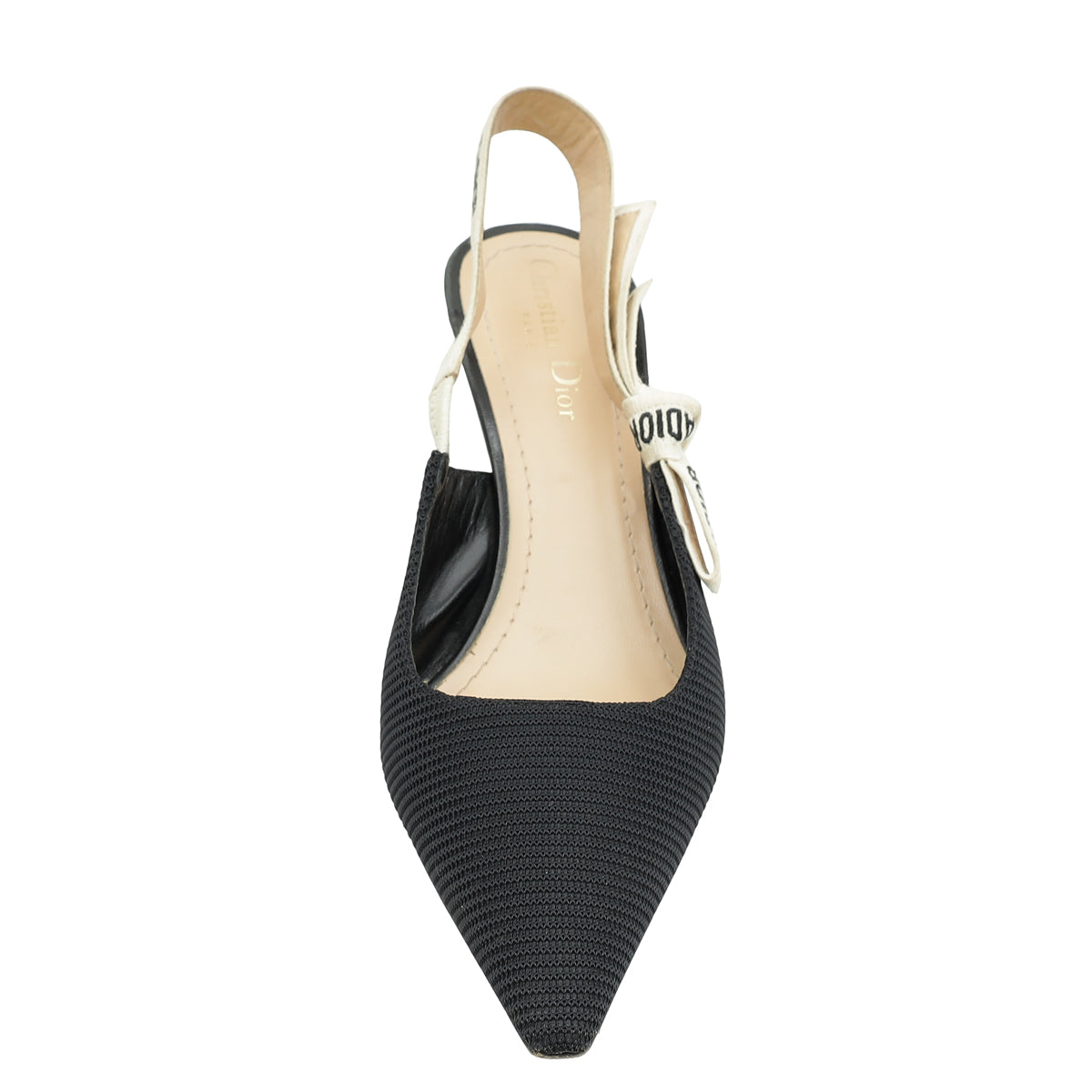 Christian Dior Black J'Adior Slingback Pump 38.5