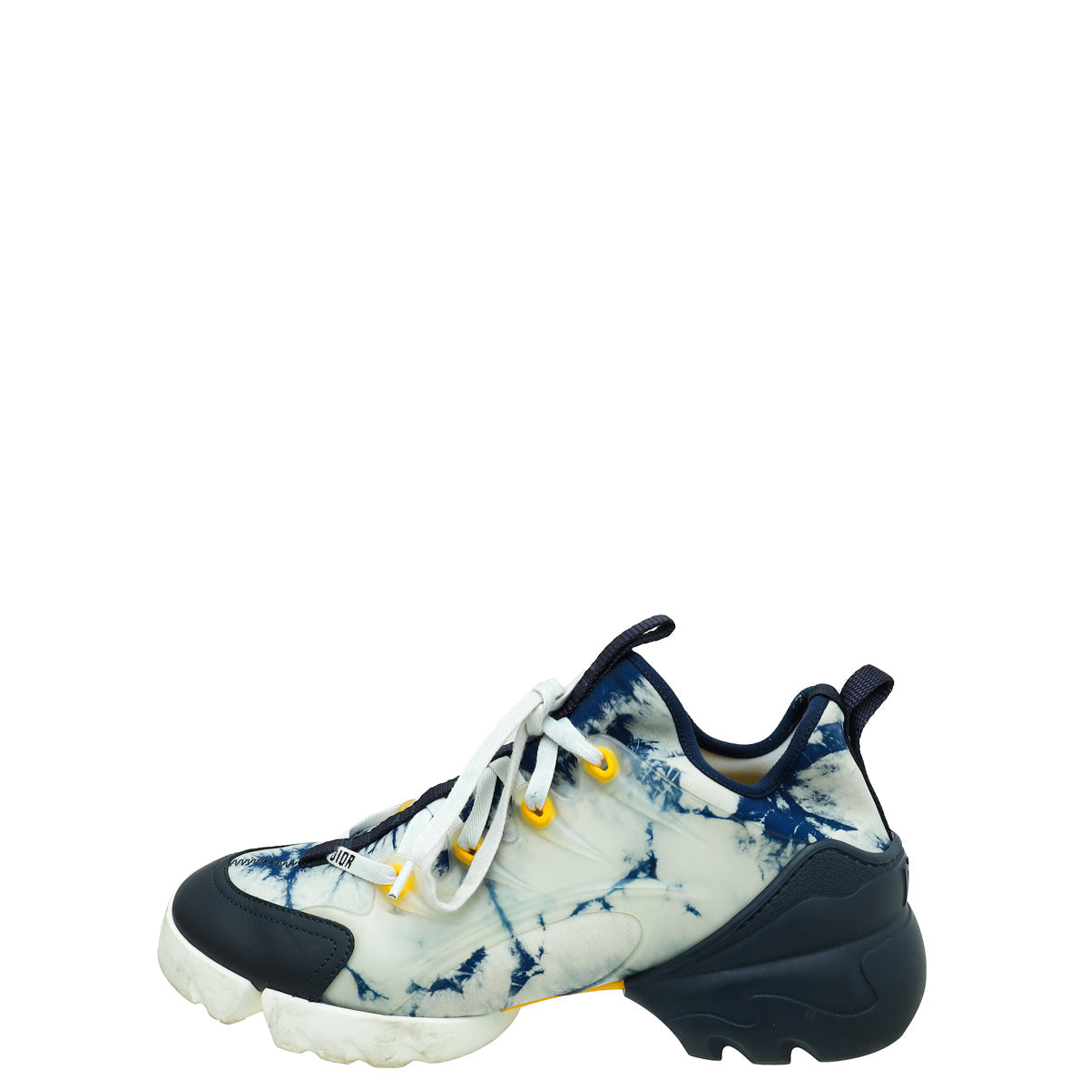 Christian Dior Navy Blue Printed Technical D-Connect Sneaker 39.5