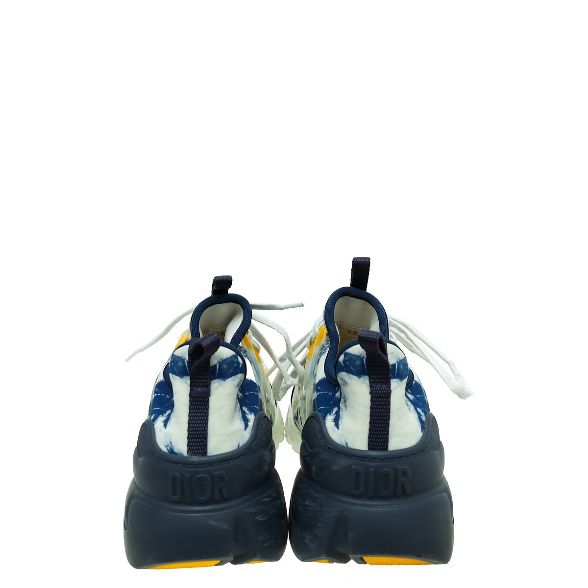Christian Dior Navy Blue Printed Technical D-Connect Sneaker 39.5