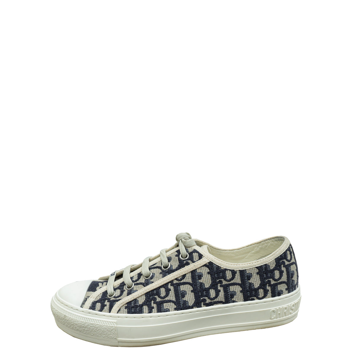 Christian Dior Bicolor Oblique Walk'N'Dior Sneaker 37.5