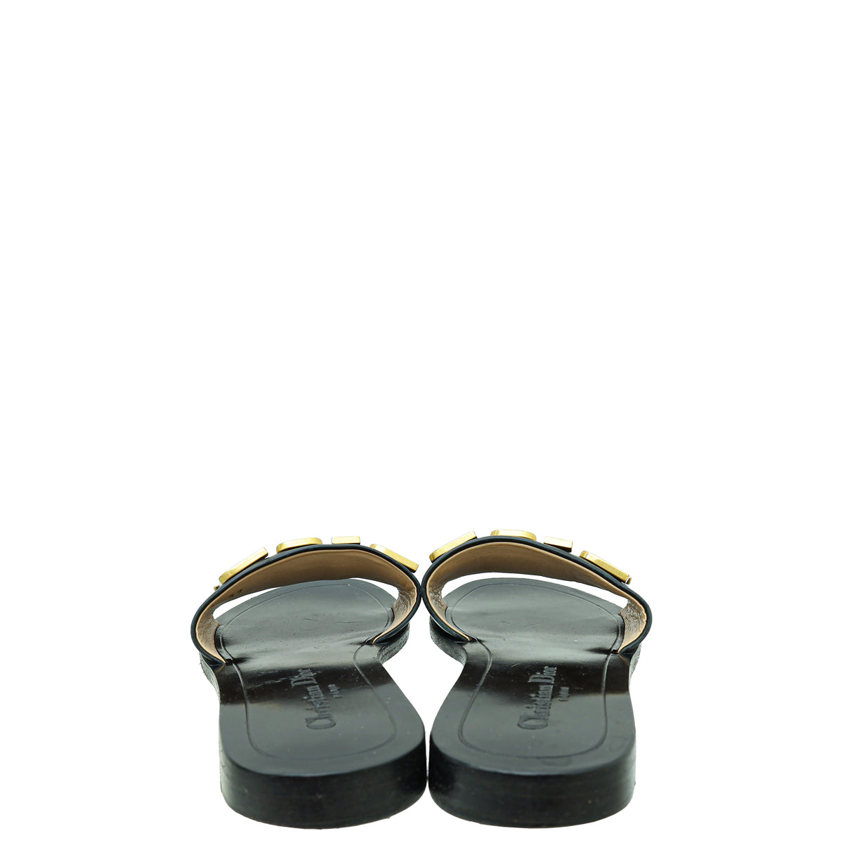 Christian Dior Black Dio(r)evolution Slide Sandal 37