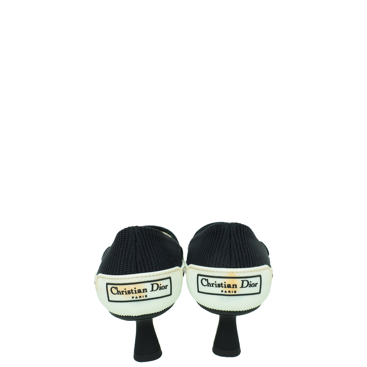 Christian Dior Bicolor Mot Mesh & Rubber Pump 37