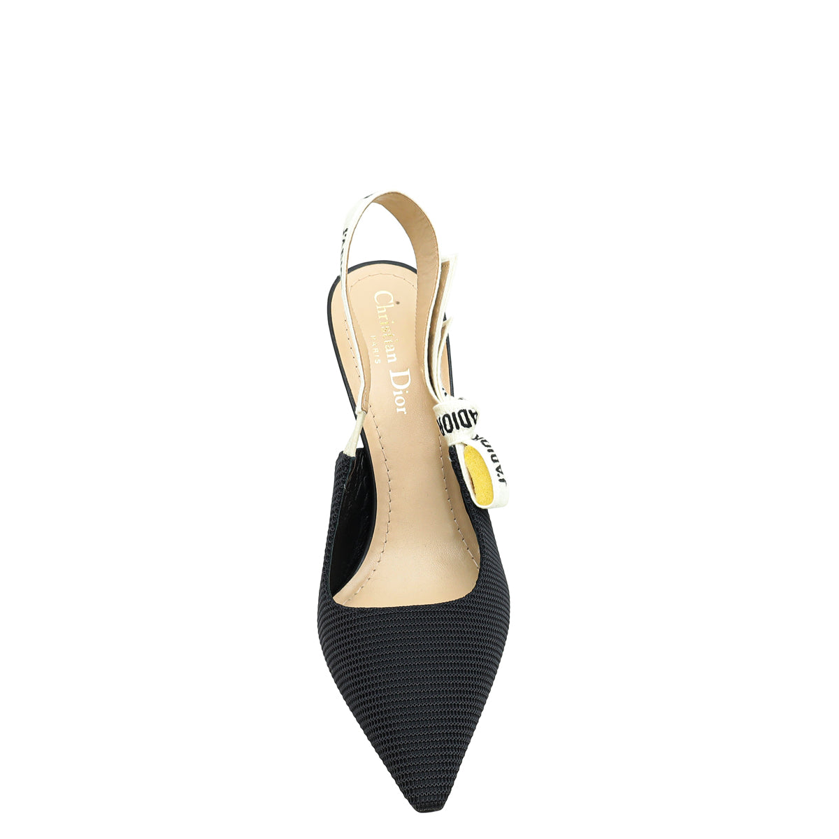Christian Dior Black J'Adior Technical Slingback Pump 38