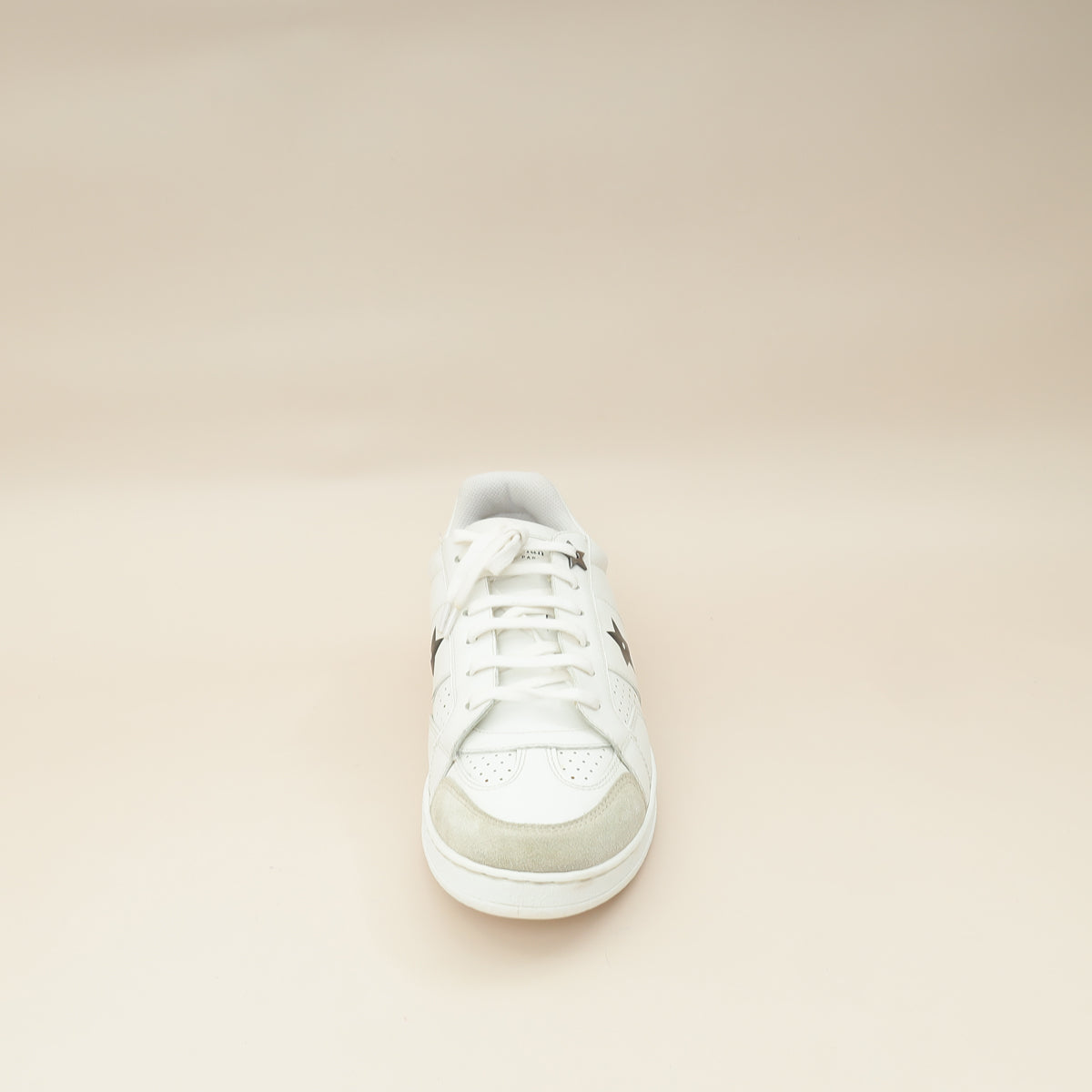 Christian Dior White CD Star Trainer Sneaker 38