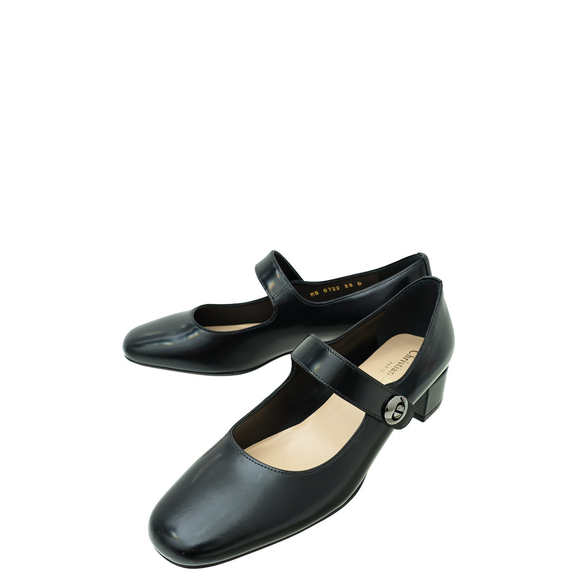 Christian Dior Black Uniform 30mm Pump 38