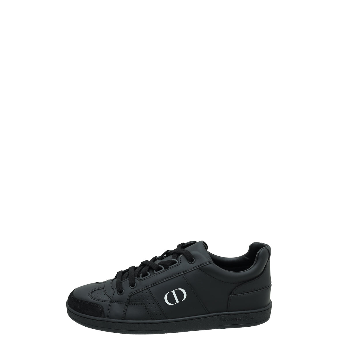 Christian Dior Black CD Lace Up Sneakers 38