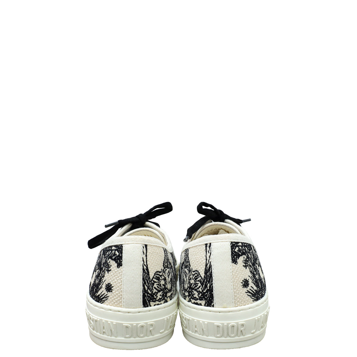 Christian Dior Bicolor Walk N' Dior Zodiac Embroidered Sneaker 39.5