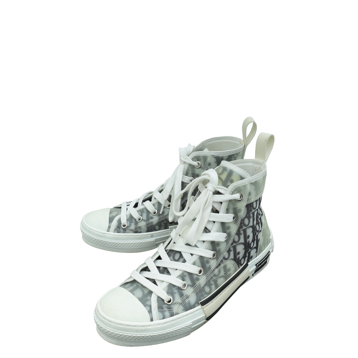 Christian Dior Bicolor Oblique B23 High Top Sneakers 39.5