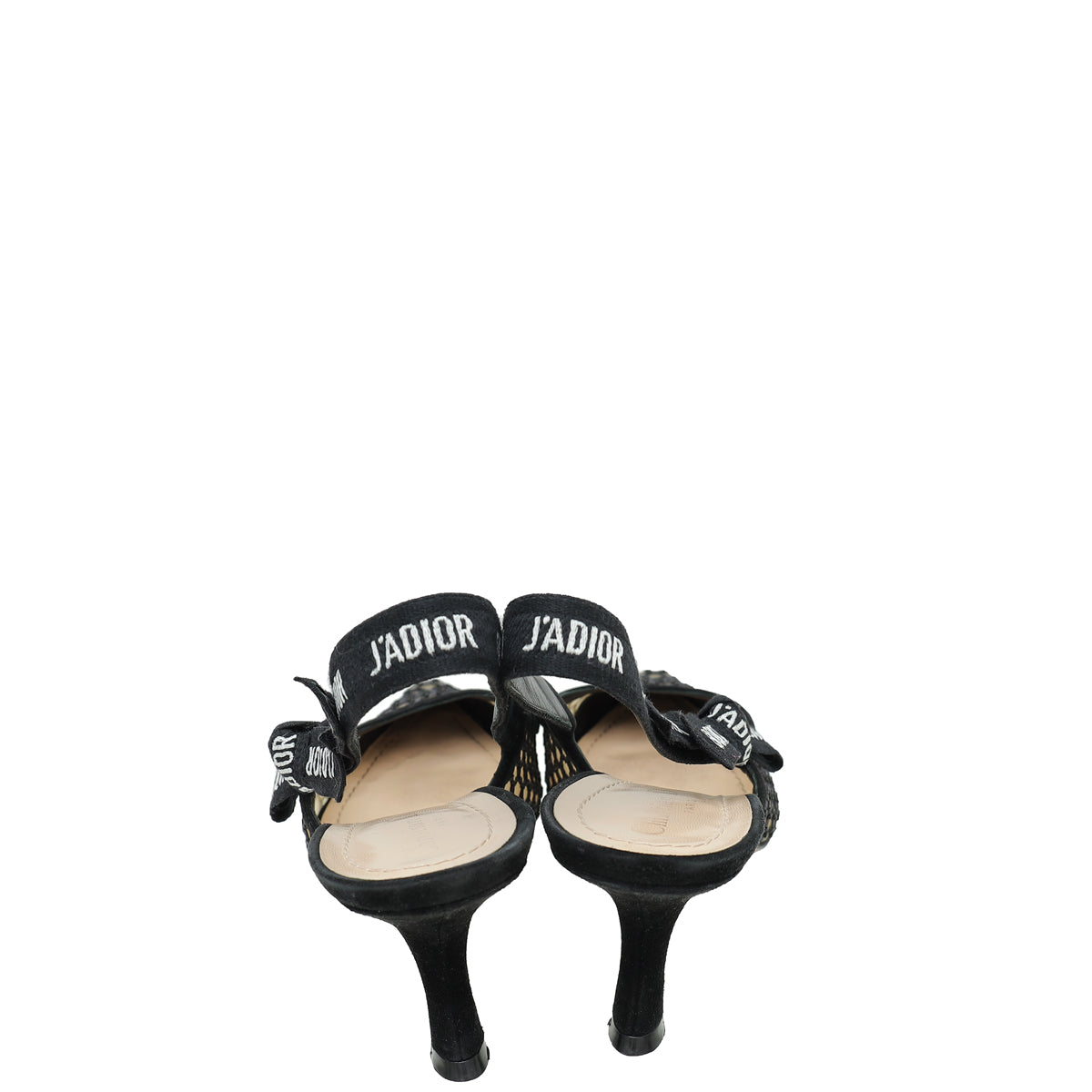Christian Dior Black J'Adior Mesh Slingback 40