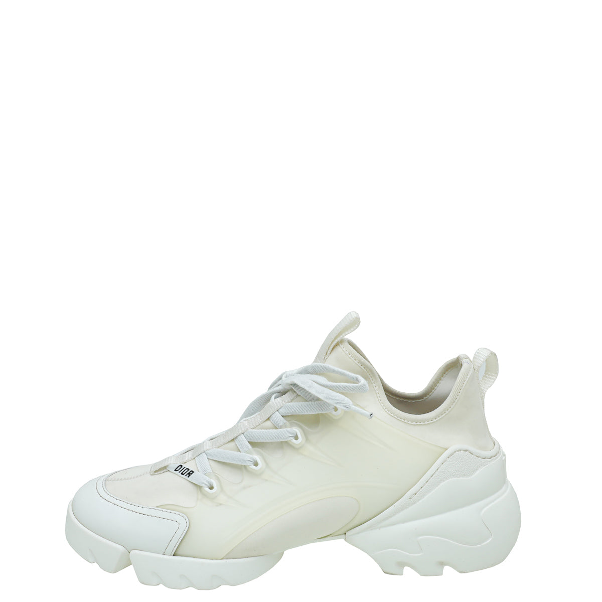Christian Dior White D-Connect Technical Fabric Sneaker 40