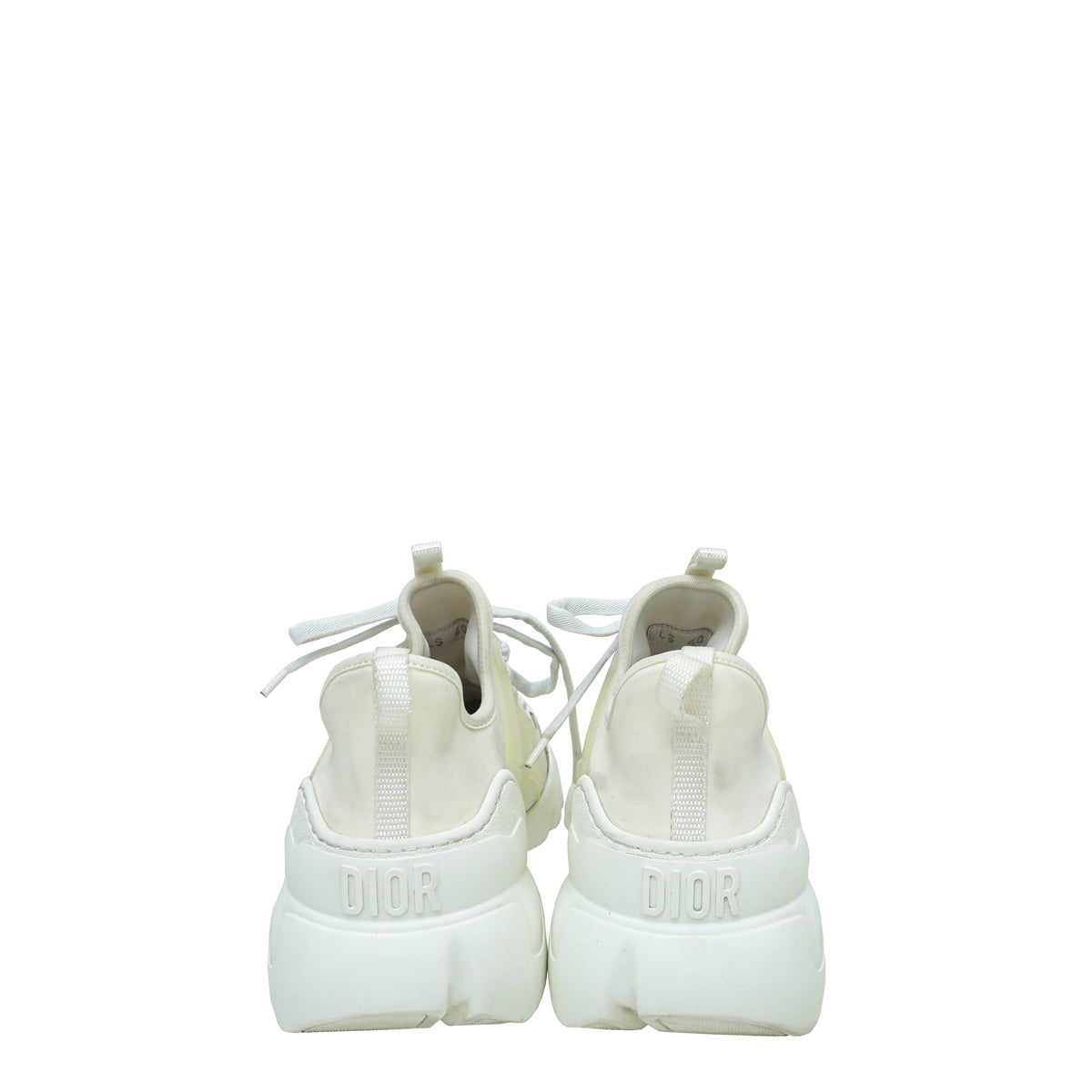 Christian Dior White D-Connect Technical Fabric Sneaker 40