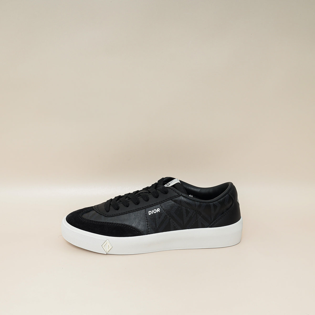 Christian Dior Black B101 CD Diamond Sneaker 40