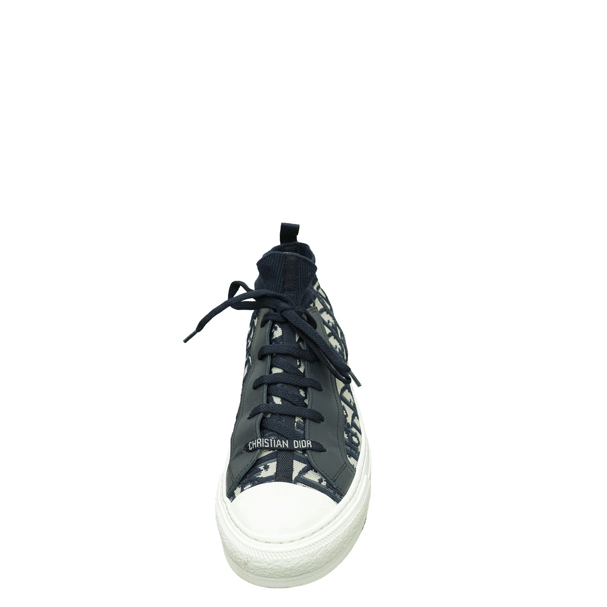 Christian Dior Navy Blue Oblique WALK'N'DIOR Sneaker 41