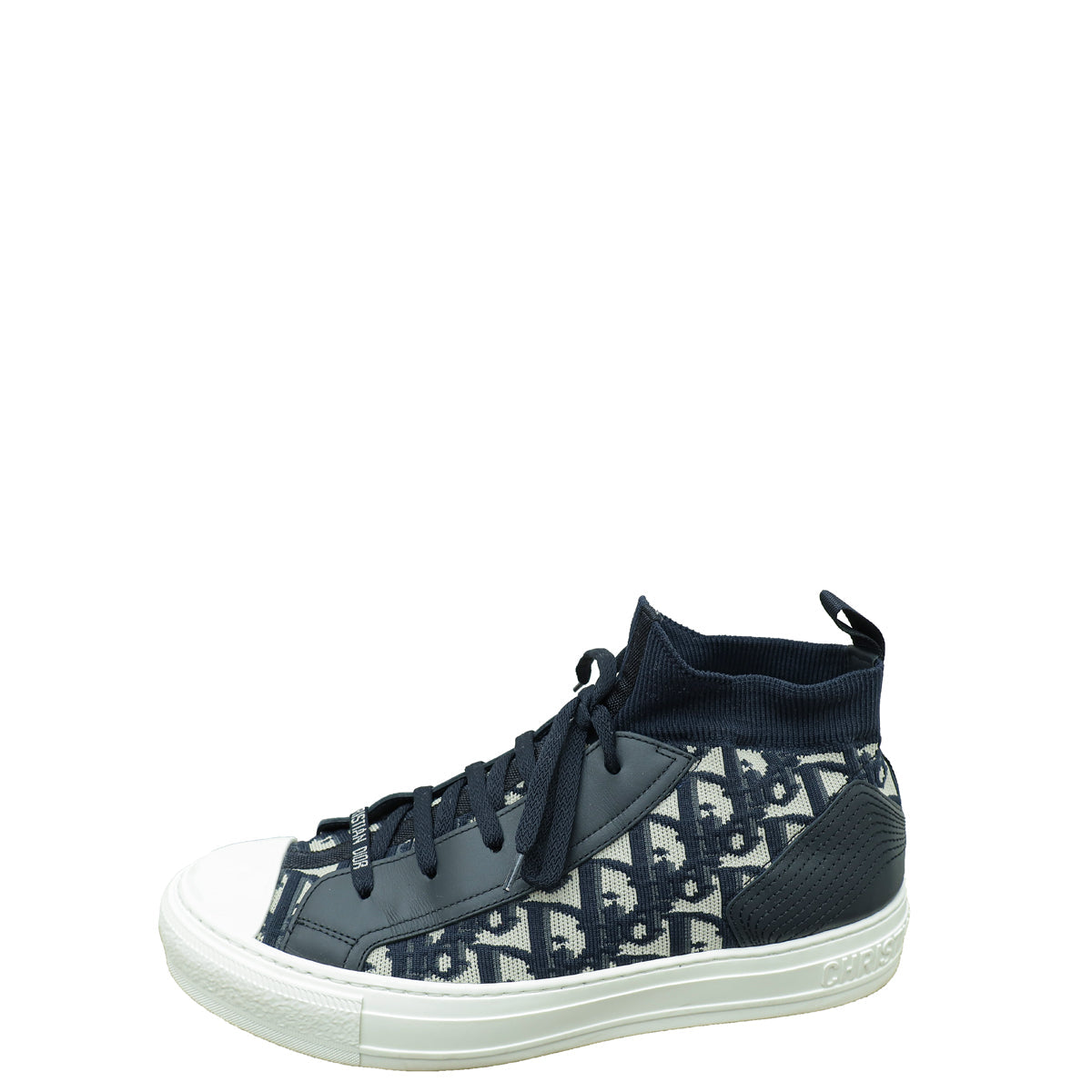 Christian Dior Navy Blue Oblique WALK'N'DIOR Sneaker 41