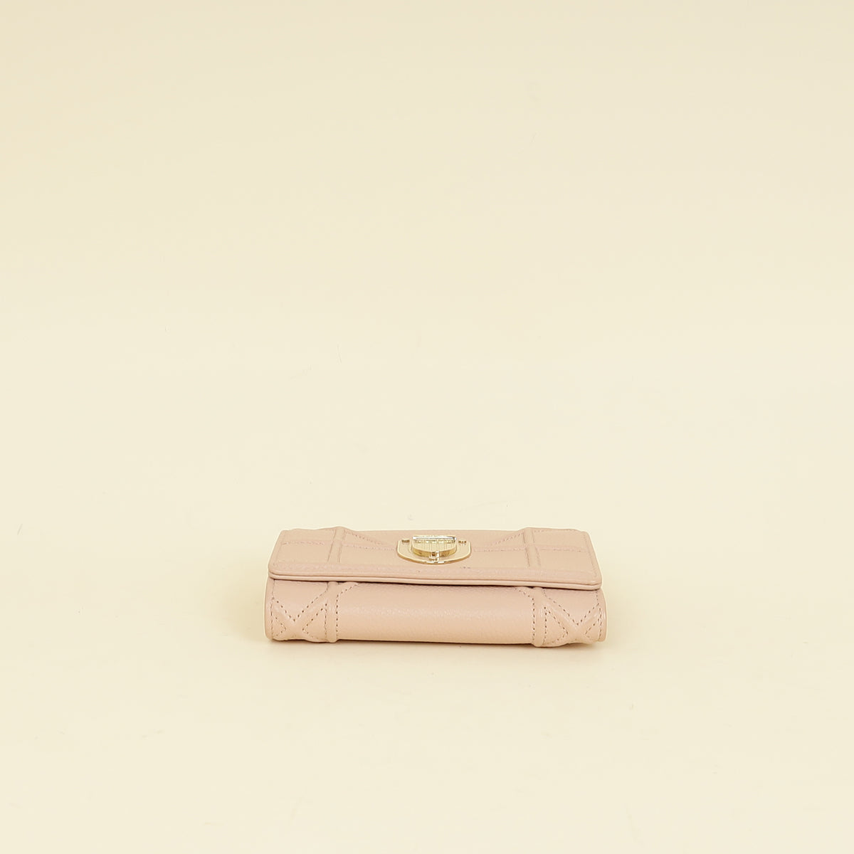 Christian Dior Beige Diorama Trifold Wallet