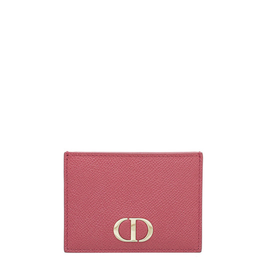 Christian Dior Pink 30 Montaigne Card Holder