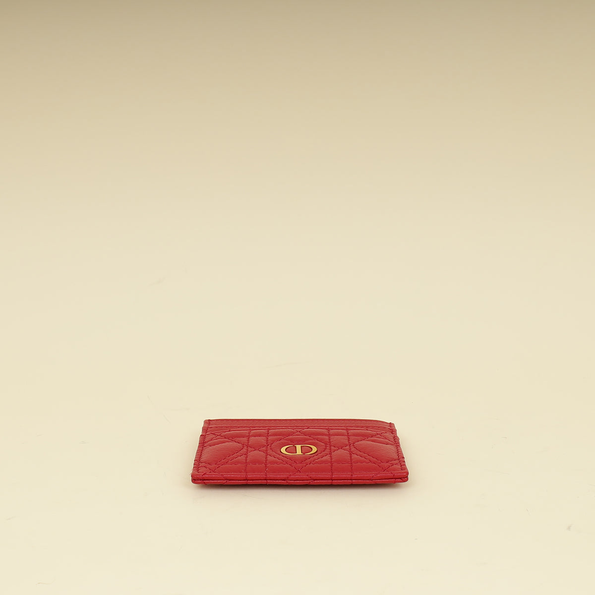 Christian Dior Red Dioramour Dior Caro Freesia Card Holder