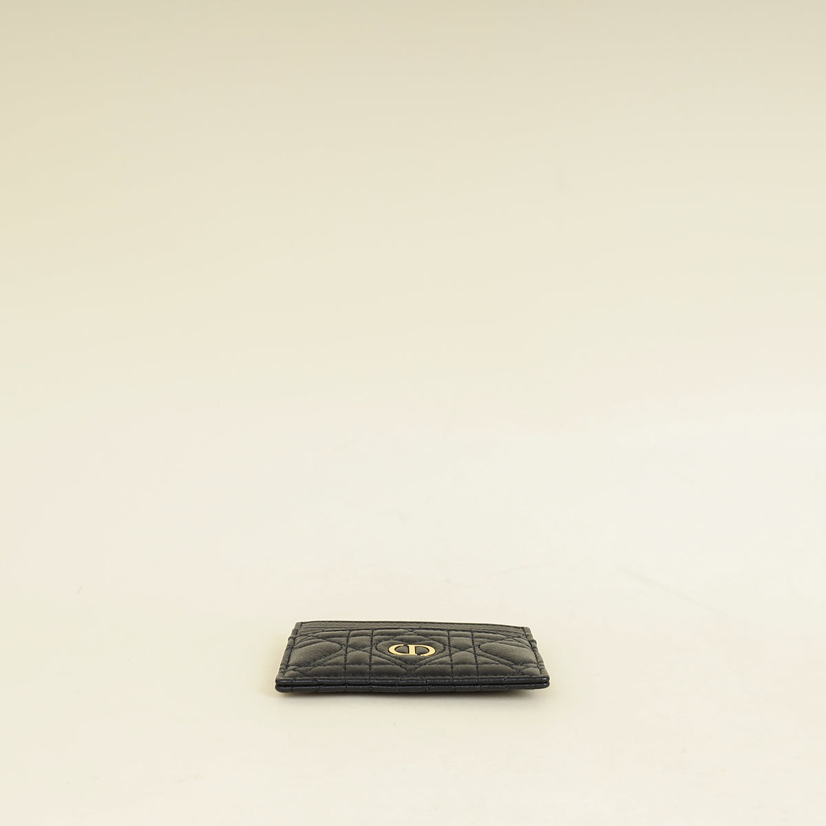 Christian Dior Black Dioramour Dior Caro Freesia Card Holder