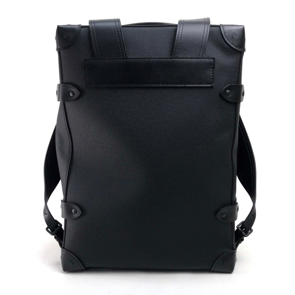 LOUIS VUITTON Backpack M30337 Taiga Leather black taiga rainbow Soft Trunk Backpack PM mens  d