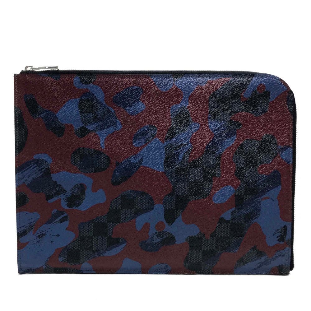 LOUIS VUITTON Clutch bag N63292 Damier Grafitto Canvas multicolor Damier Cobalt camouflage Pochette Jules GM mens  d