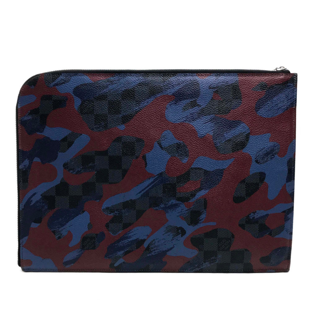 LOUIS VUITTON Clutch bag N63292 Damier Grafitto Canvas multicolor Damier Cobalt camouflage Pochette Jules GM mens  d