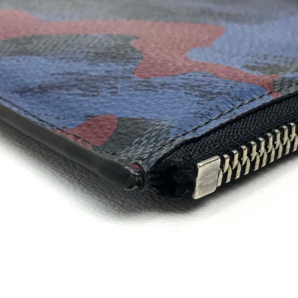 LOUIS VUITTON Clutch bag N63292 Damier Grafitto Canvas multicolor Damier Cobalt camouflage Pochette Jules GM mens  d