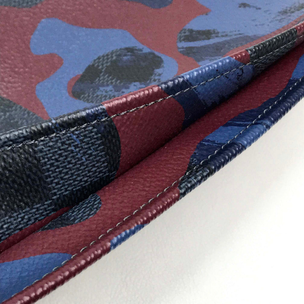 LOUIS VUITTON Clutch bag N63292 Damier Grafitto Canvas multicolor Damier Cobalt camouflage Pochette Jules GM mens  d