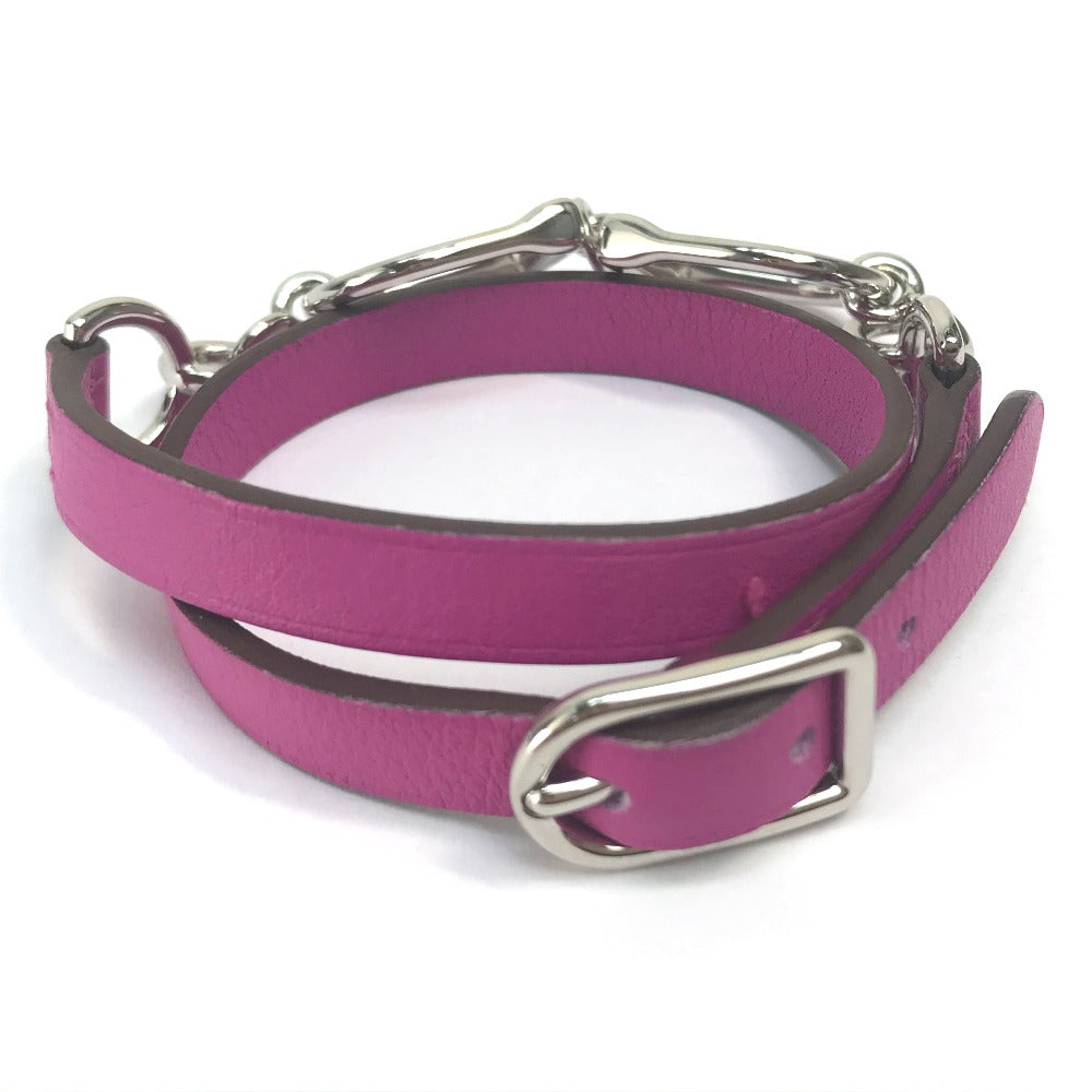 HERMES bracelet Vaux Swift purple Accessories Etrie de Bourtour Women T2  d