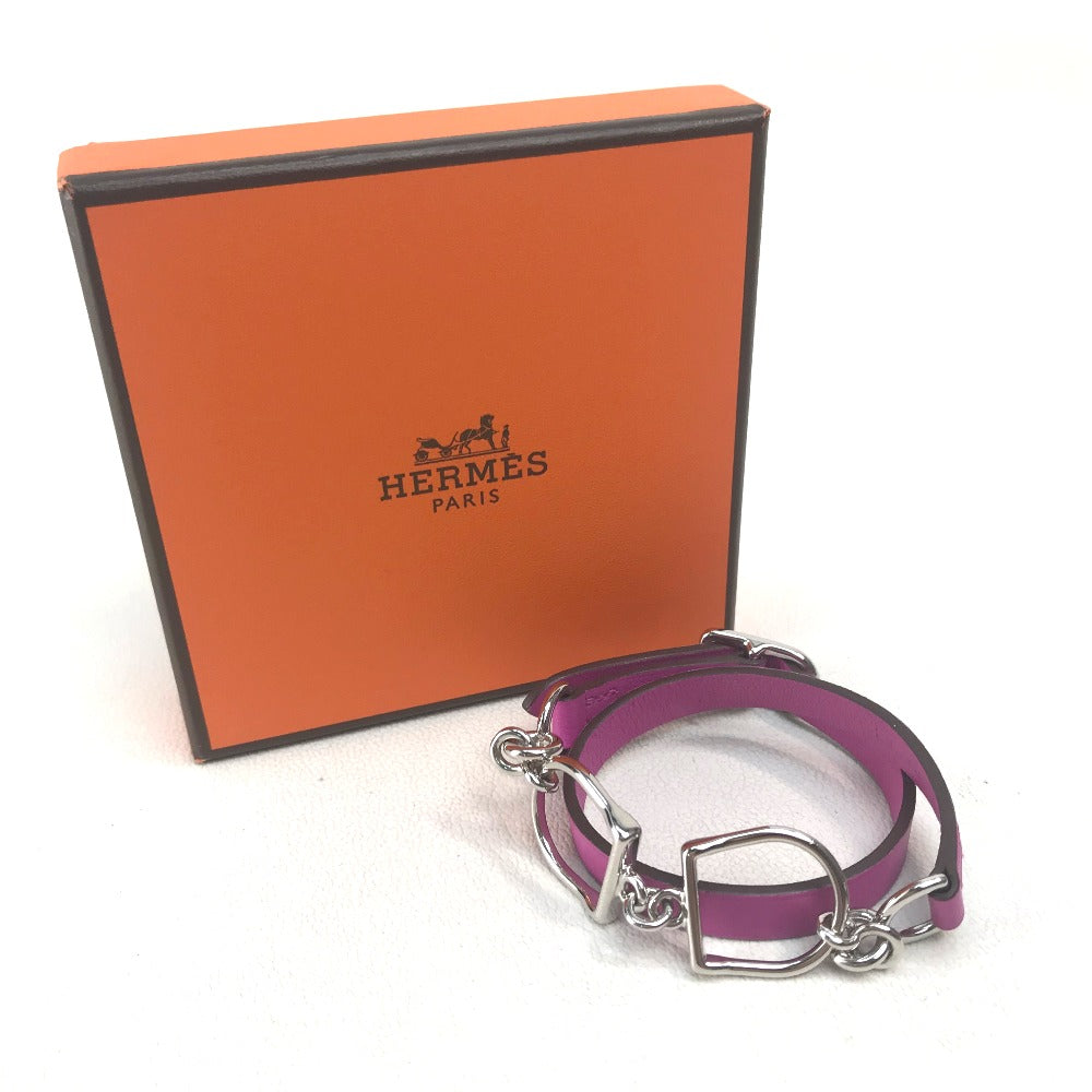 HERMES bracelet Vaux Swift purple Accessories Etrie de Bourtour Women T2  d