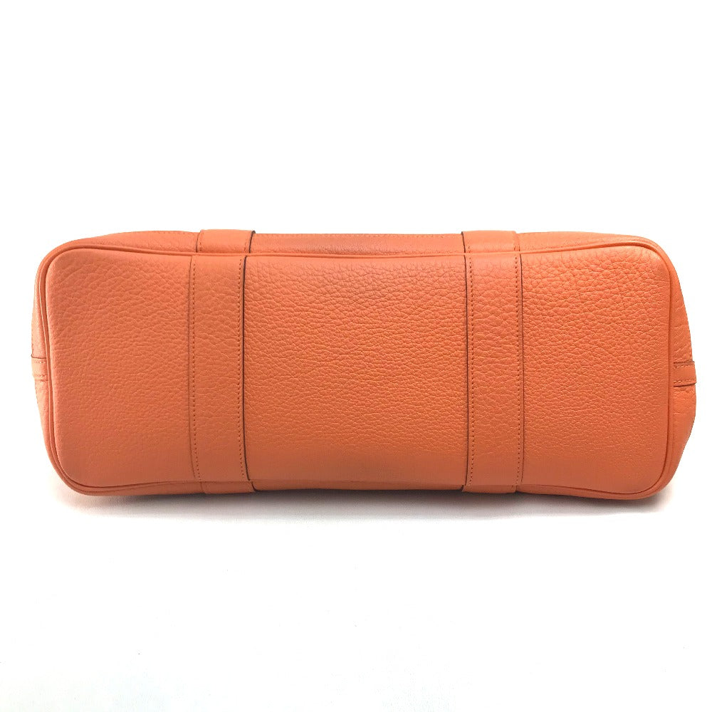 HERMES Tote Bag Towar Office / Leather Orange Garden party PM Women  d