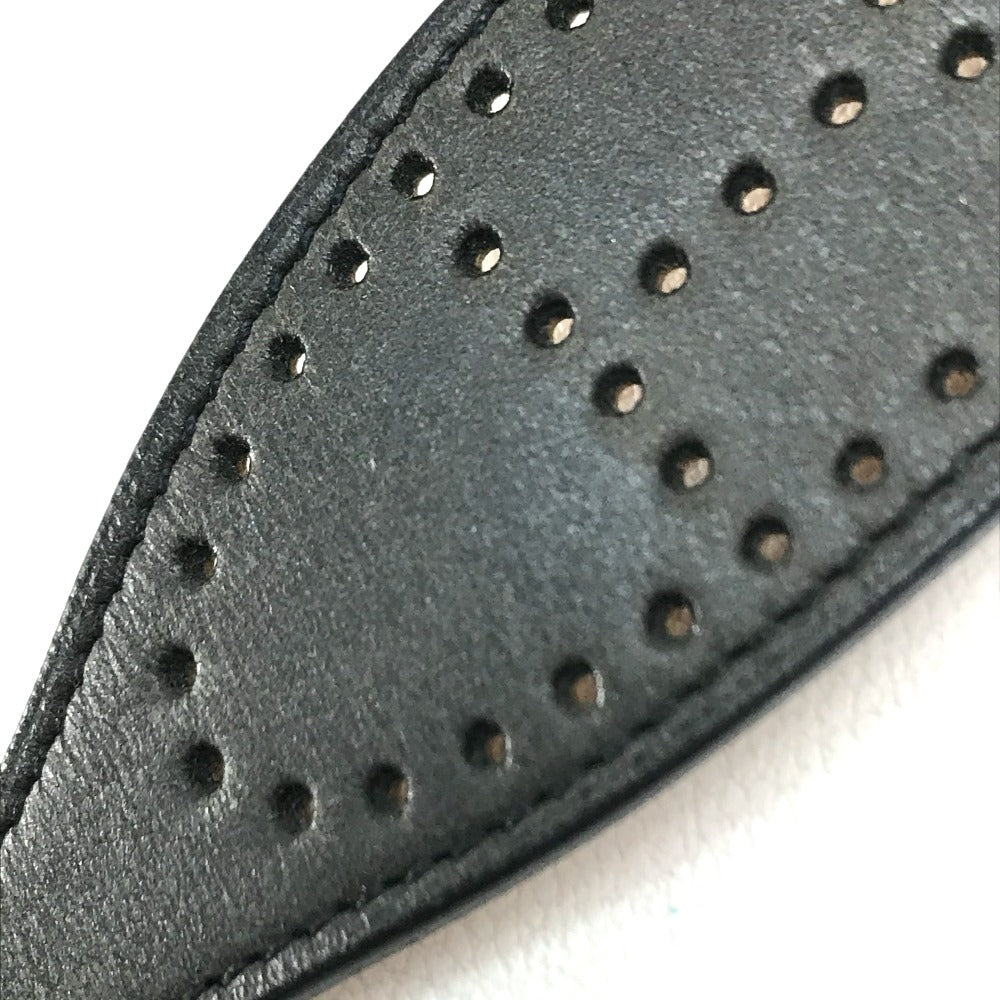 HERMES bracelet leather Black / brown Accessories Evelyn unisex(Unisex)  d