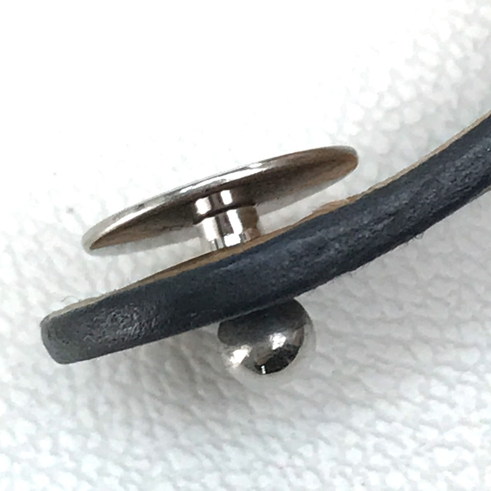 HERMES bracelet leather Black / brown Accessories Evelyn unisex(Unisex)  d