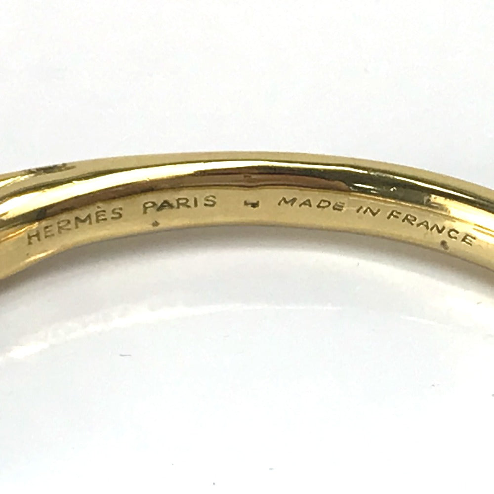 HERMES Bangle Gold Plated gold Accessories Shuval horse horse Women  d
