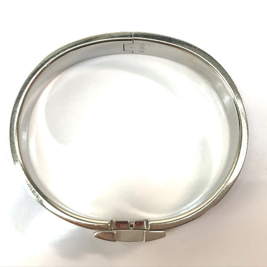 HERMES Bangle metal Blue / Silver Click crack PM Women  d
