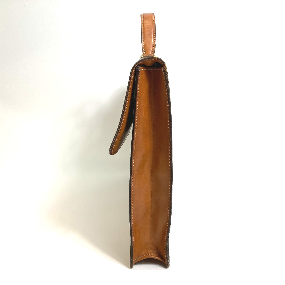 CELINE Business bag PVC / Leather Brown Macadam   unisex(Unisex)