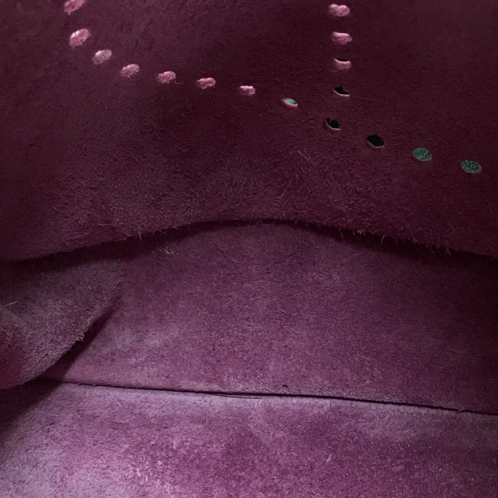 HERMES Shoulder Bag Taurillon Clemence Purple type Evelyn3 PM Troyes Women  d