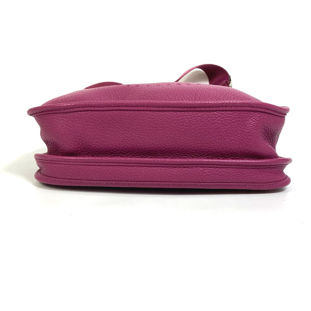 HERMES Shoulder Bag Taurillon Clemence Purple type Evelyn3 PM Troyes Women  d