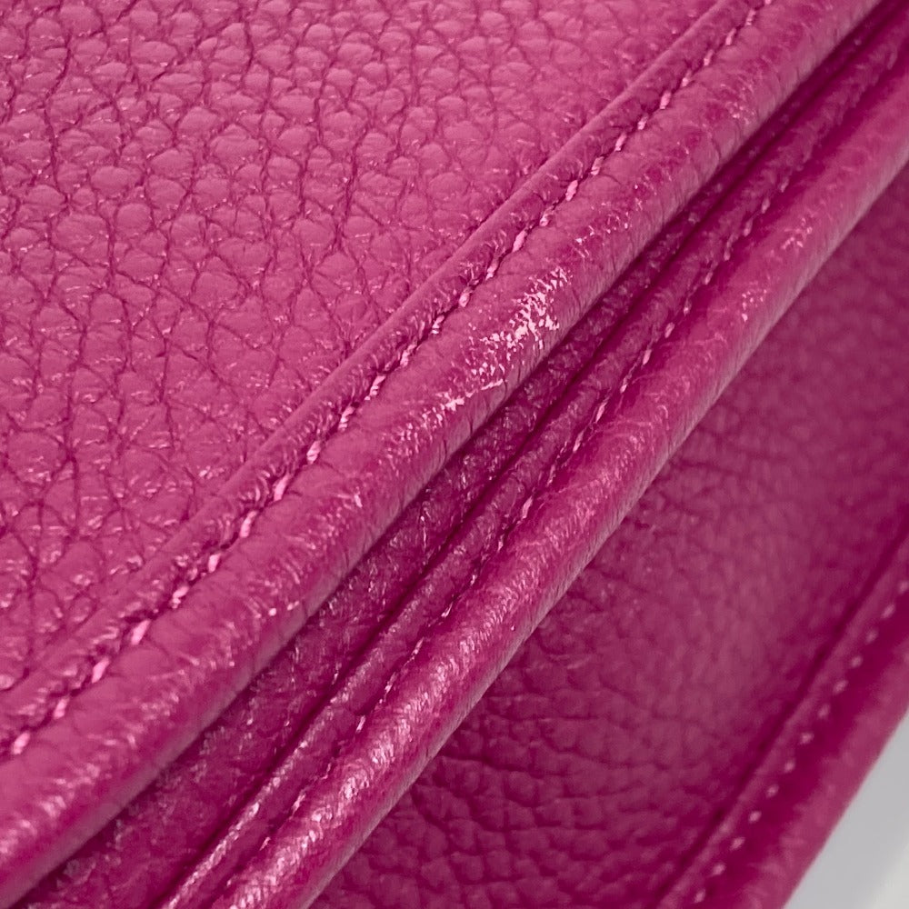 HERMES Shoulder Bag Taurillon Clemence Purple type Evelyn3 PM Troyes Women  d