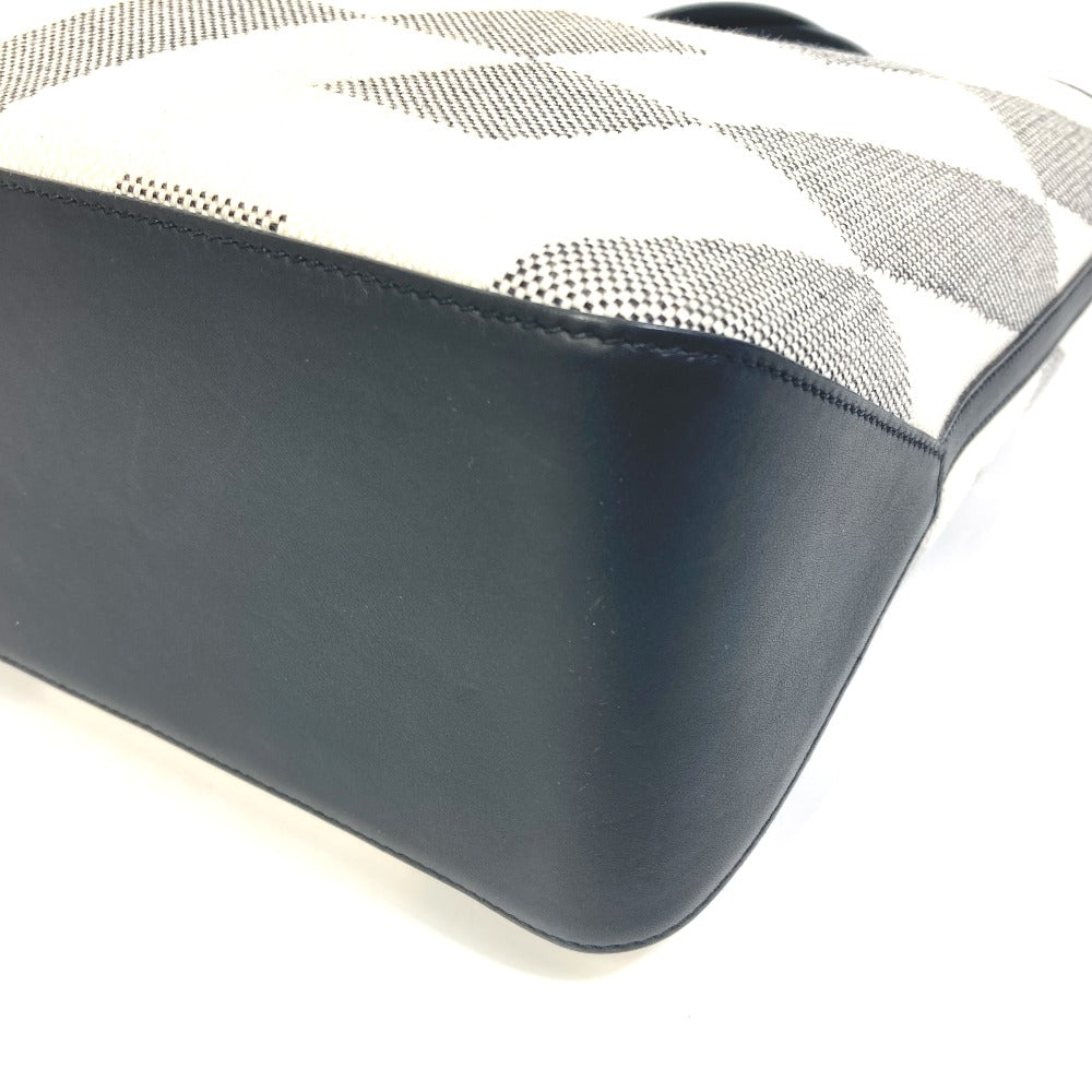 HERMES Tote Bag Canvas, Vaux Swift Black / White / Gray Hippo Bias H 40 Ambier GM Women  d